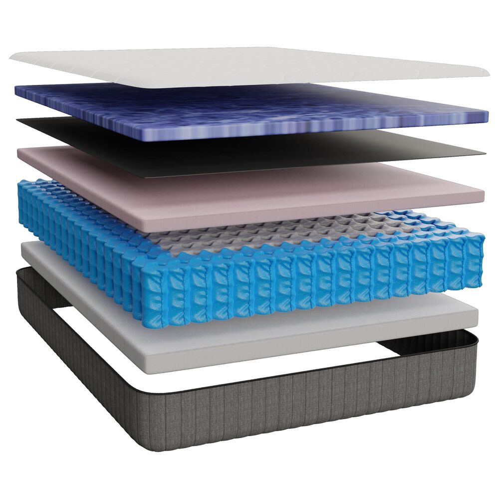 Hearth and Haven GhostBed Massage Hybrid Medium King Mattress, , large