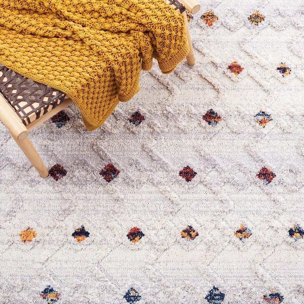 Safavieh Marrakesh Southwestern 4&#39; x 6&#39; Grey and Light Grey Area Rug, , large
