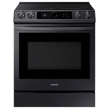 Samsung 6.3 Cu. Ft. Slide-In Induction Range with Wi-Fi and Air Fry in Black Stainless Steel, , large