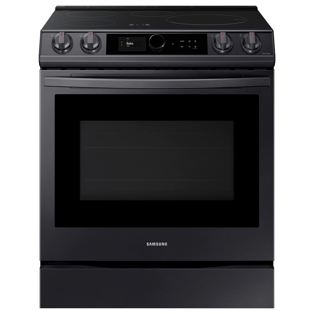 Samsung 6.3 Cu. Ft. Slide-In Induction Range with Wi-Fi and Air Fry in Black Stainless Steel, , large