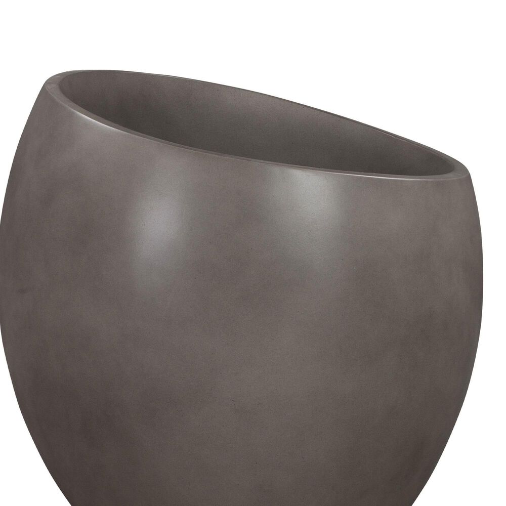 Blue River Moonstone Medium Patio Planter in Grey, , large