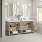James Martin Vanities Breckenridge 72" Double Vanity in Whitewashed Oak with 3 cm White Zeus Quartz Top, , large