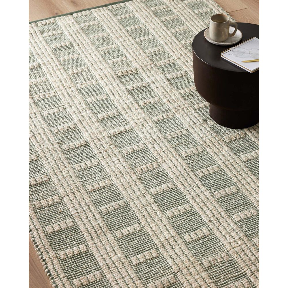 Angela Rose Colton 5&#39; x 7&#39; Ivory and Sage Area Rug, , large