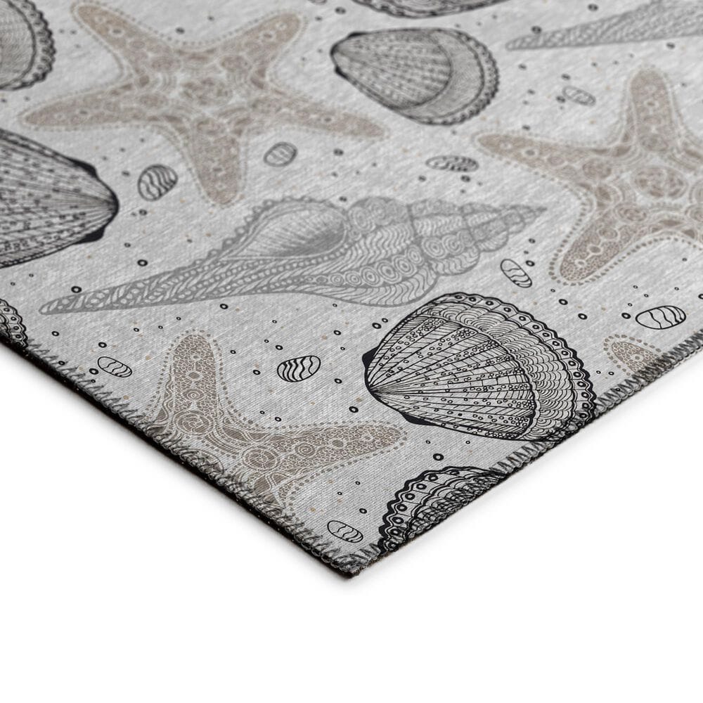 Dalyn Rug Company Seabreeze SZ4 2&#39;6&quot; x 3&#39;10&quot; Silver Area Rug, , large
