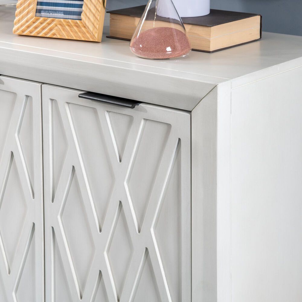 Linden Boulevard 3 Door Cabinet in White, , large