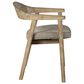 Nest Home Collections Vanessa Arm Chair in Aged White, , large