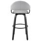 Blue River Daxton 26" Swivel Counter Stool in Gray/Black, , large