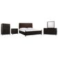 Urban Home Koko 5-Piece Eastern King Upholstered Bedroom Set in Minx, , large