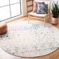 Safavieh Tulum 5" Round Ivory and Blue Area Rug, , large