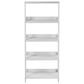 Timberlake Lavish Home 4-Shelf Ladder Bookcase in White, , large
