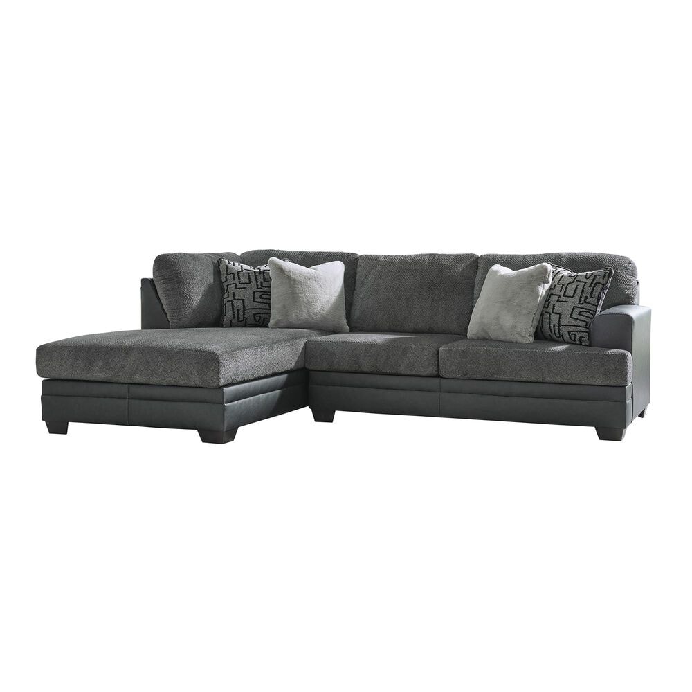 Ashley 2-Piece Sectional in Brixley Pier Graphite, , large