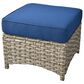 HOMLUX 5-Piece Patio Conversation Set with Two Ottomans in Navy Blue, , large