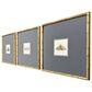 Paragon 17" x 17" Pastel Moths I Wall Art in Green (Set of 3), , large
