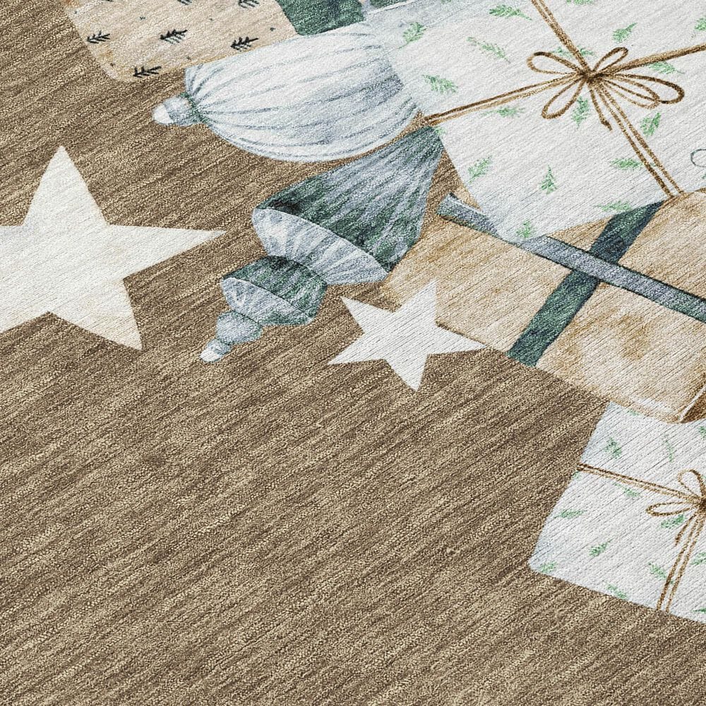 Dalyn Rug Company Wonderland WN33 1&#39;8&quot; x 2&#39;6&quot; Brown Indoor/Outdoor Area Rug, , large