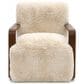 Furniture of America Neyra Short- Haired Accent Chair in Beige, , large