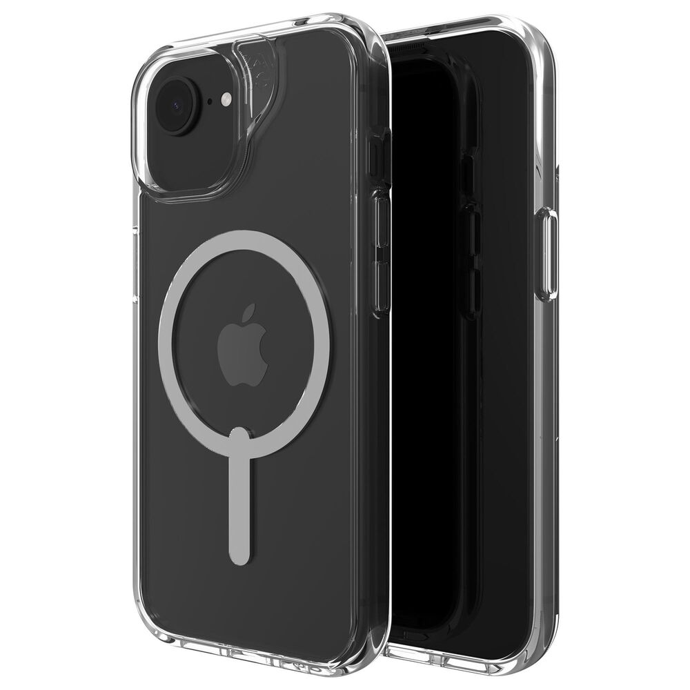 Zagg Crystal Palace Snap MagSafe Case for Apple iPhone 16e/15/14/13 in Clear, , large