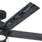 Hunter Erling 52" Ceiling Fan with LED Light in Matte Black, , large