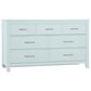 Viceray Collections Tide and Timber 4 Piece Twin Poster Bedroom Set in Blue Maple, , large