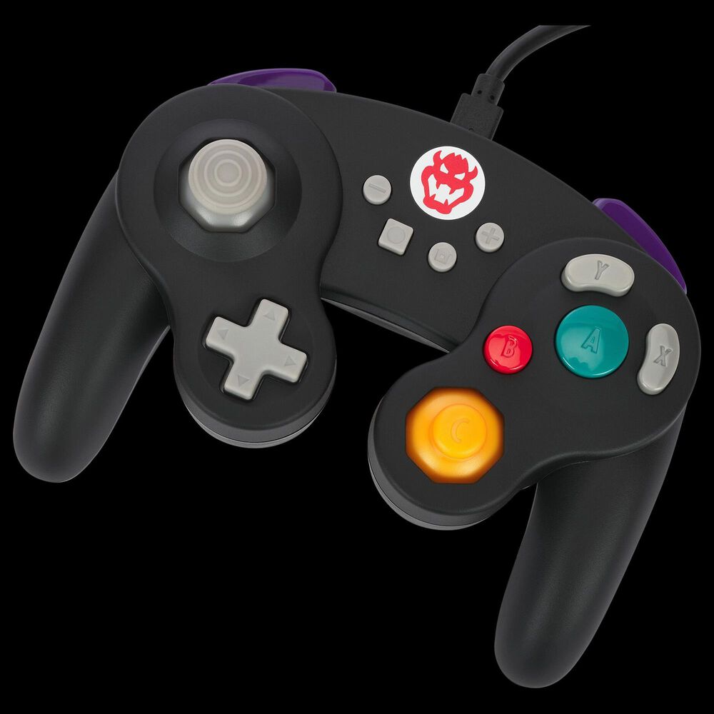 Surge GameCube Style Wired Controller for Nintendo Switch in Bowser, , large
