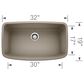 Blanco Valea Super Single Bowl Kitchen Sink in Truffle, , large