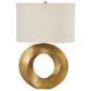 LH Imports Iris Table Lamp in Antique Brass, , large