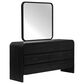 Urban Home Elora 6-Drawer Dresser and Mirror in Jet Black, , large