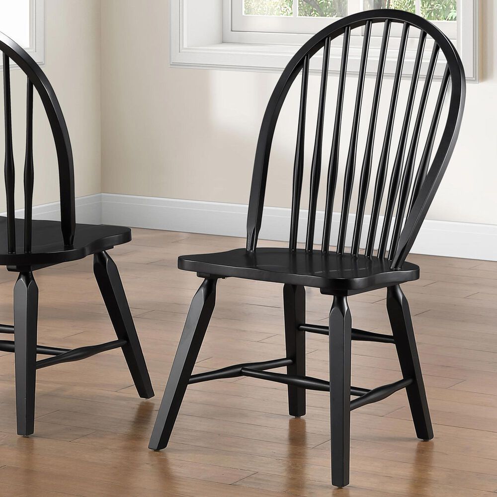 Crystal City Sommerset Dining Side Chair in Black, , large