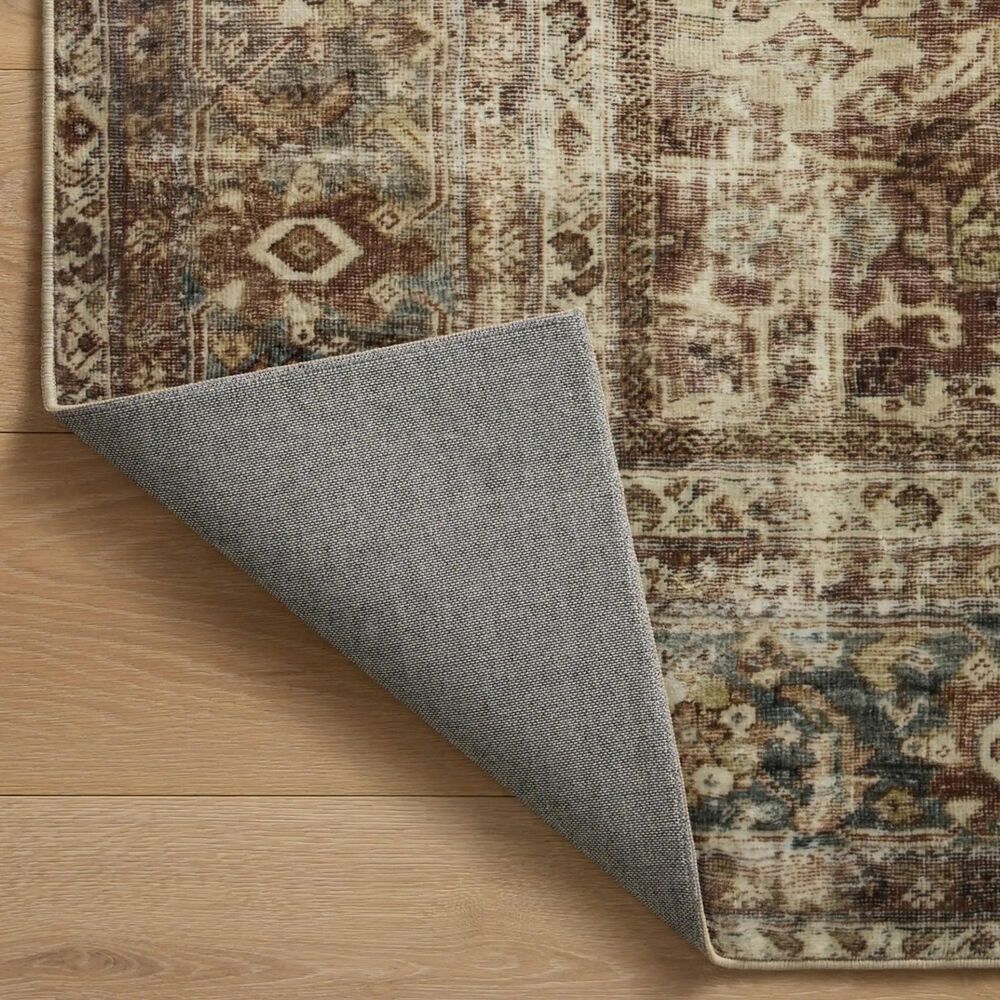 Magnolia Home Sinclair 2&#39;3&quot; x 7&#39;6&quot; Rust and Lagoon Runner, , large