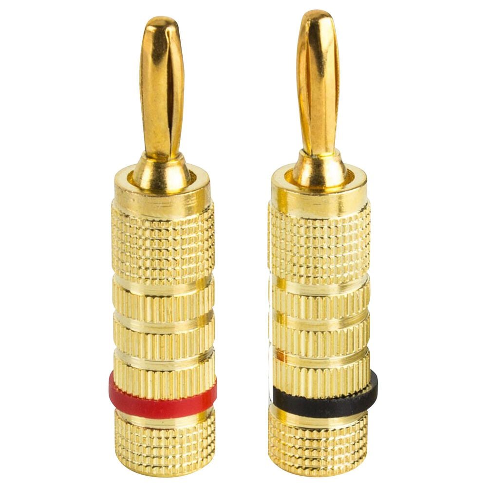 Helios Banana Plug with Entry Level in Gold, Red and Black - Set of 2, , large