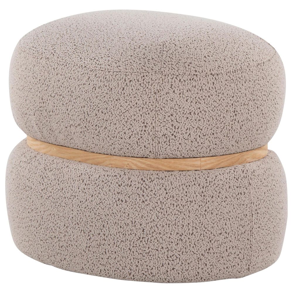 Lumisource Cinch Pouf Ottoman in Beige, , large