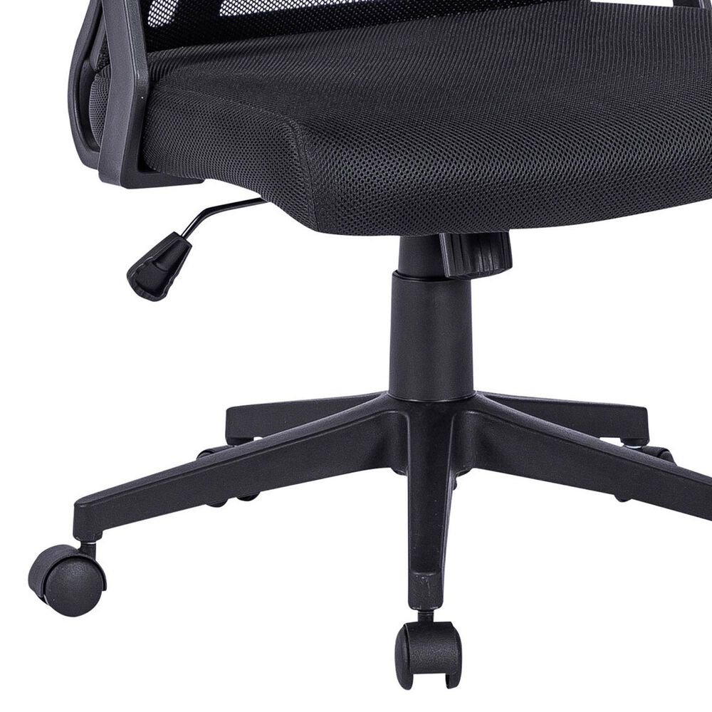 Rta Products Llc Ergonomic Office Mesh Chair in Black, , large
