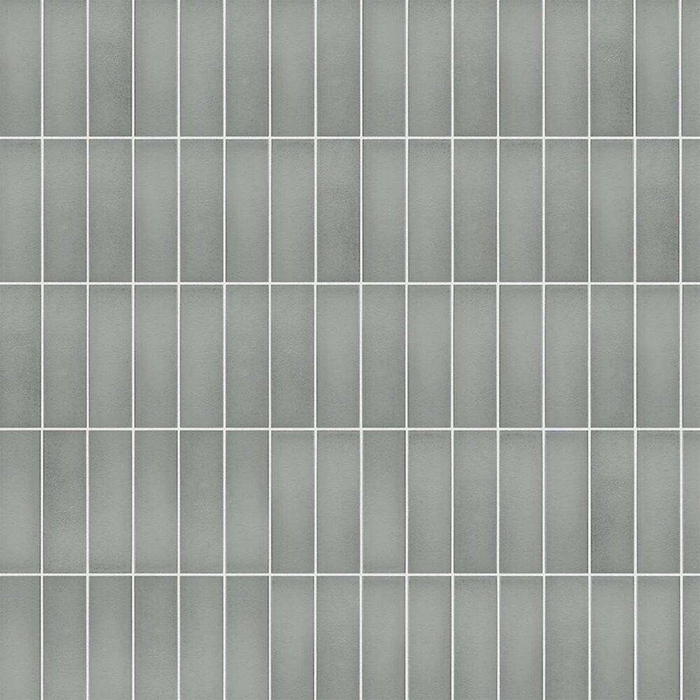 Soho Studio ColorHues Fossil Gray 2" x 8" Lava Stone Tile, , large