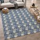 Dalyn Rug Company Soft Essentials Chevron Navy 3" x 5" Area Rug, , large