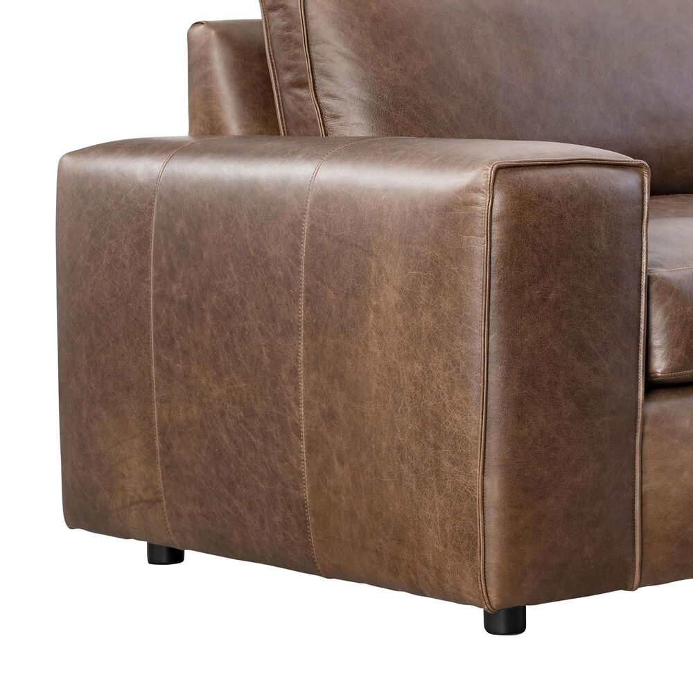 Bernhardt Nest 5-Piece Stationary Right Facing Sectional in Brown, , large