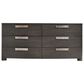 Bernhardt Geneve 6 Drawer Dresser and Mirror in Robor, , large