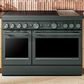 KitchenAid 6.3 Cu. Ft. Freestanding Commercial-Style Induction Range with Griddle in Juniper, , large