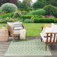 Nourison Positano Southwestern Blue and Green 5" x 7" Indoor/Outdoor Area Rug, , large