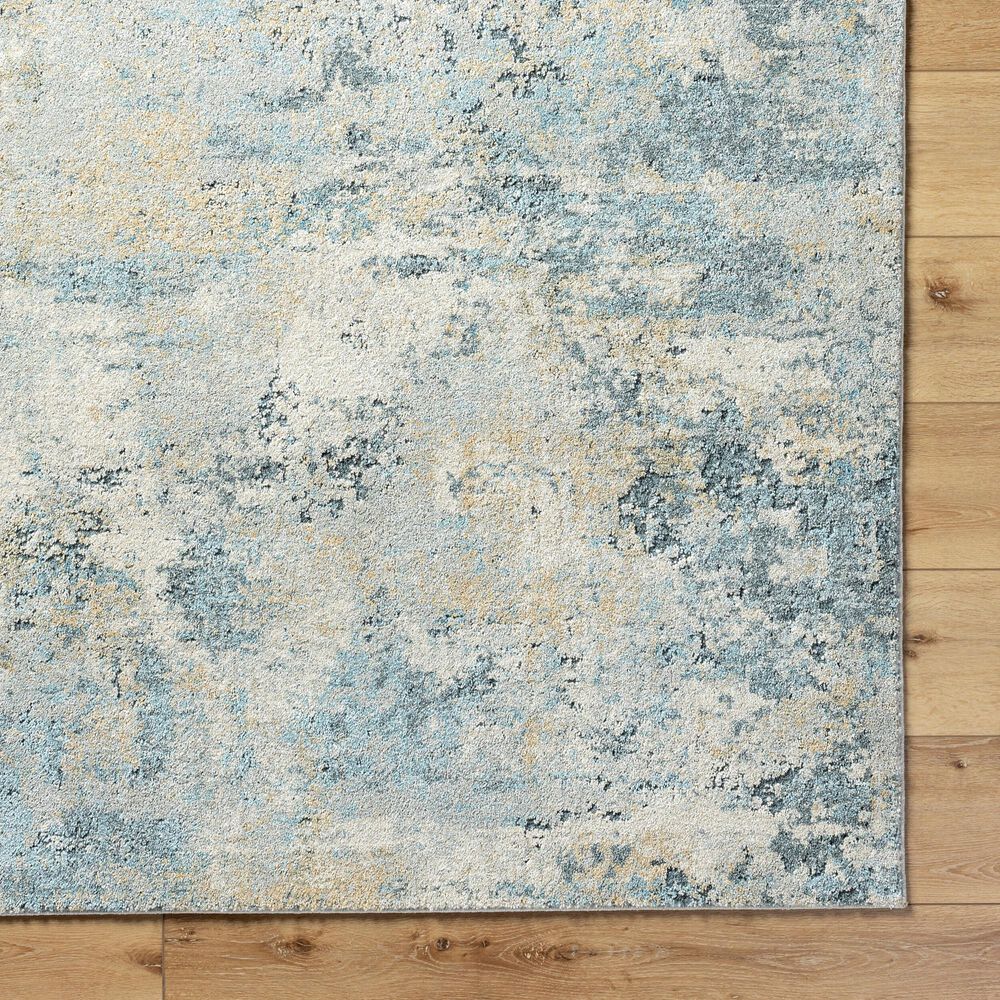 Surya Avellino 10&#39; x 14&#39; Light Beige, Gray, Deep Teal, Pale Blue, Tan, Denim and Light Olive Area Rug, , large