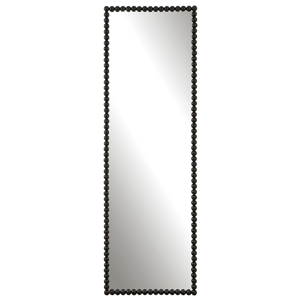 Uttermost Serna Vanity Mirror in Satin Black, , large