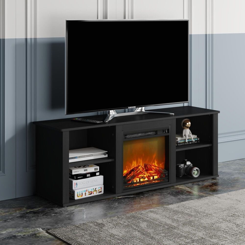 Noviland 59&quot; Fireplace TV Stand in Americano, , large