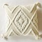 Patina Vie Bespoke Diamond Tufted 26" Square Throw Pillow in Alabaster, , large