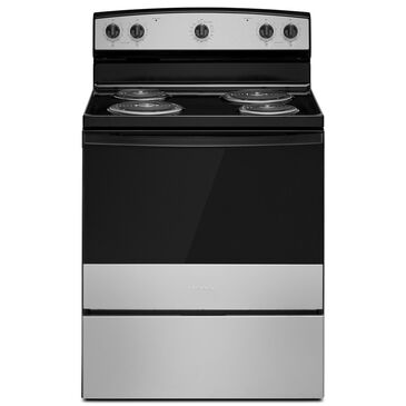 Amana 30" Freestanding Electric Range with Easy-Clean Glass Door in Stainless Steel, , large