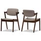 Baxton Studio Elegant Arm Chair in Dark Walnut (Set of 2), , large