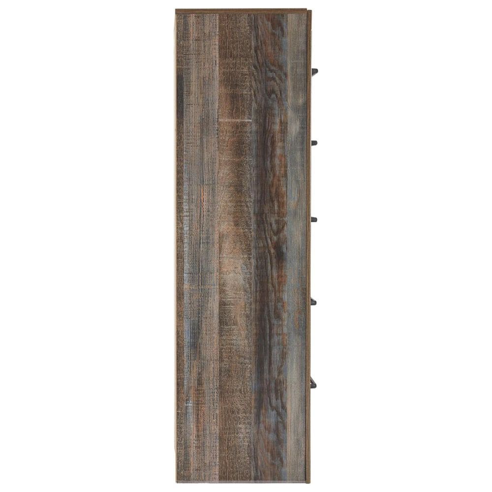 Ashley Drystan 5-Piece Full Storage Bedroom Set in Brown Rustic, Burnt Orange and Teal, , large