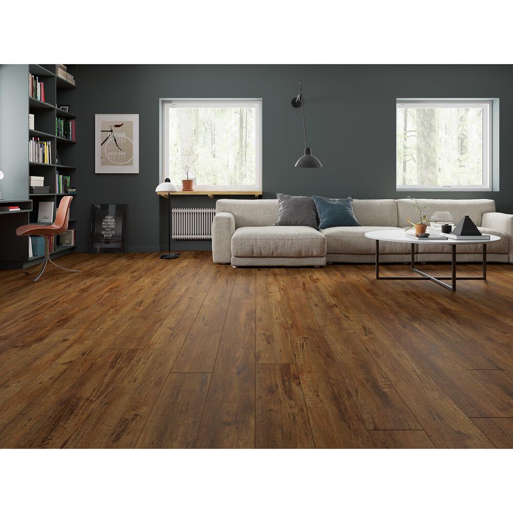 Lions Floor Lone Star Spirit Chocolat 7&quot; x 72&quot; Luxury Vinyl Plank, , large