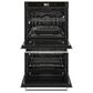 KitchenAid 30" Double Wall Oven in Black Stainless Steel, , large