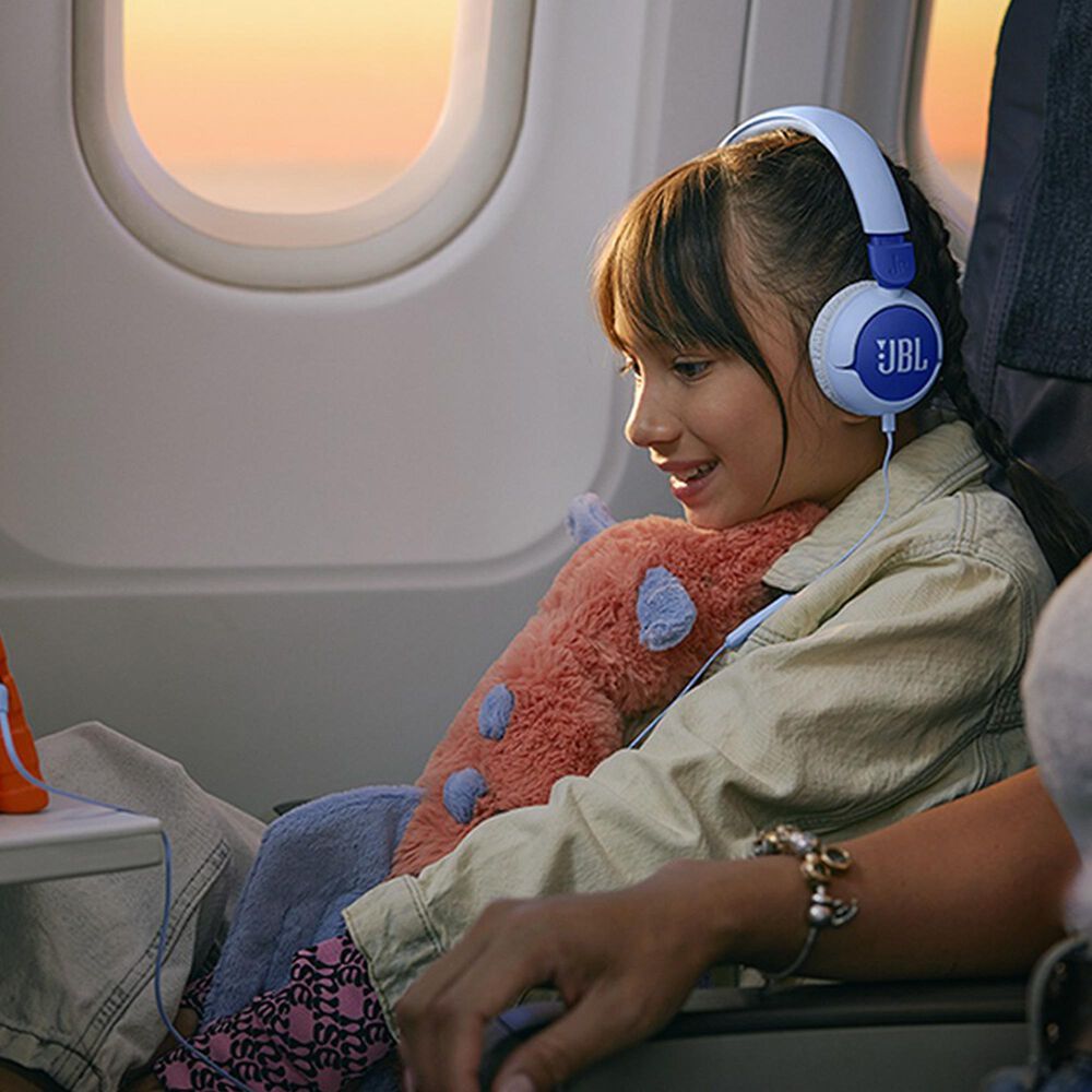 JBL Junior 320 On-Ear Wired Headphone in Blue, , large