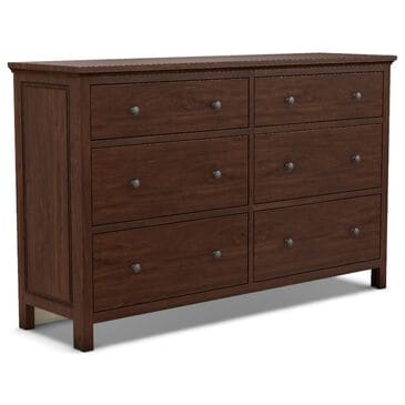 Archbold Furniture Heritage 6 Drawer Dresser Only in Brown Mahogany, , large