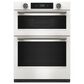 KitchenAid 30" Smart Combination Microwave Wall Oven with Air Fry Mode in Porcelain White, , large