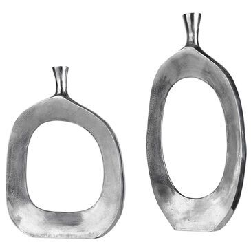 Uttermost Cierra Aluminum Vases (Set of 2), , large